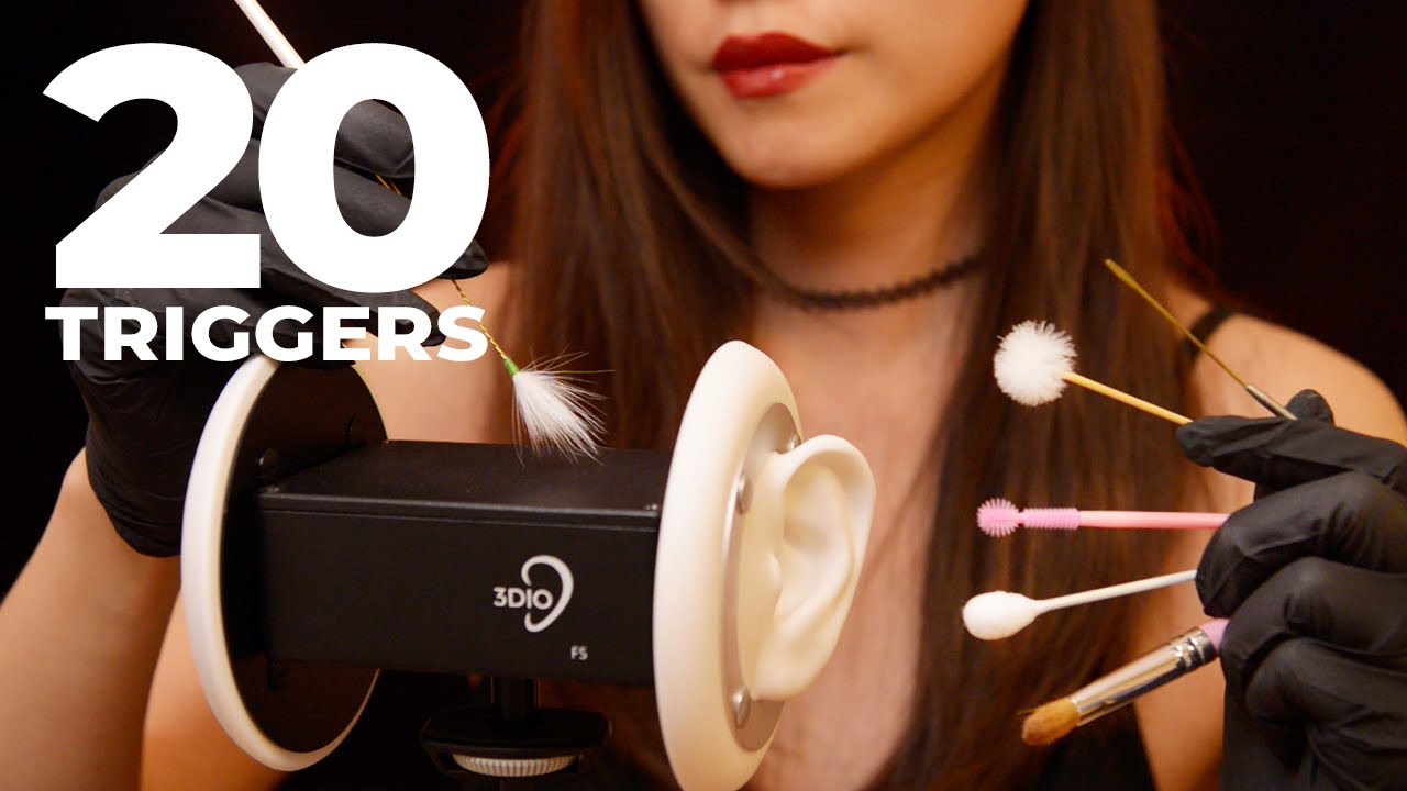 ASMR 20 Ear Cleaning Triggers for Sleep (No Talking)