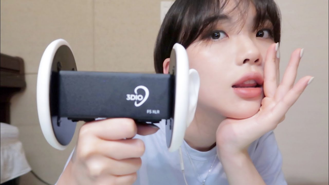 ASMR(Sub) 나도 이제 3Dio 마이크 있다! (입소리, 귀청소, 탭핑 테스트) | 3Dio Test (Mouth Sound,Tapping, Ear cleaning)