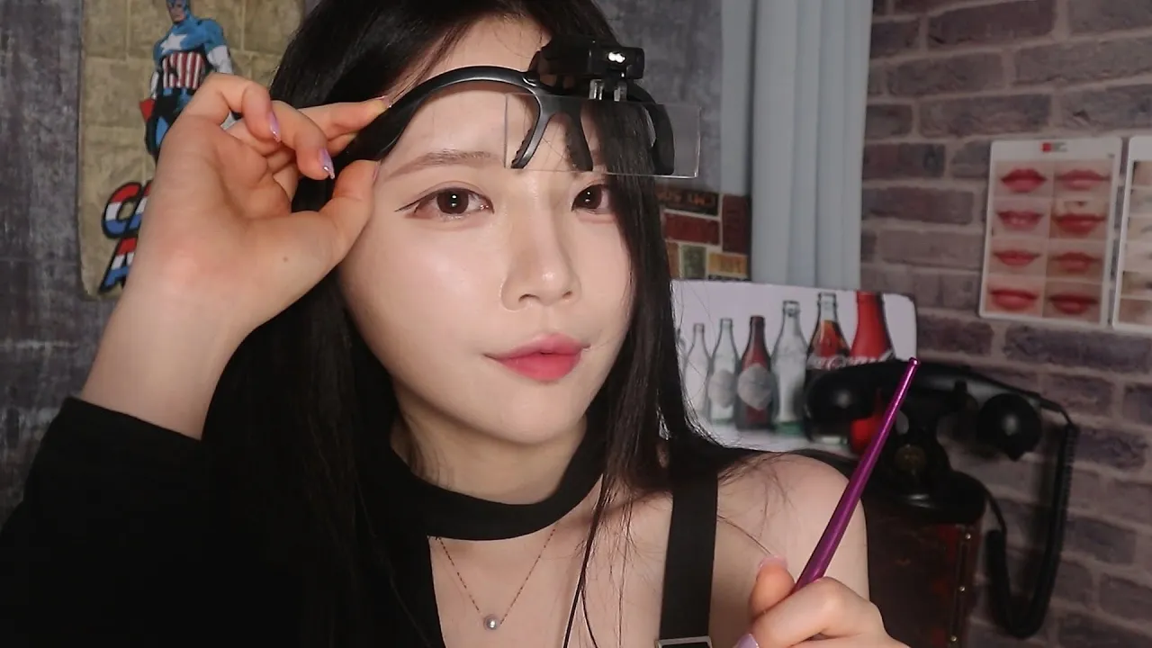 ASMR(Sub✔) 귀를 간지럽히는 편안한 타투샵 상황극(눈썹 문신 버전)  Eyebrow tattoo shop to help you sleep well