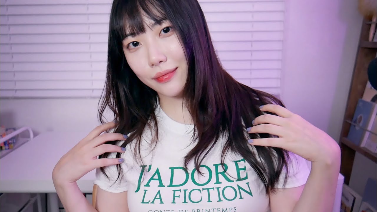 ASMR 여러가지 입소리와 눈이 감기는 핸드무브먼트, (스핏페인팅 약간) 바디스크래칭 💜💖