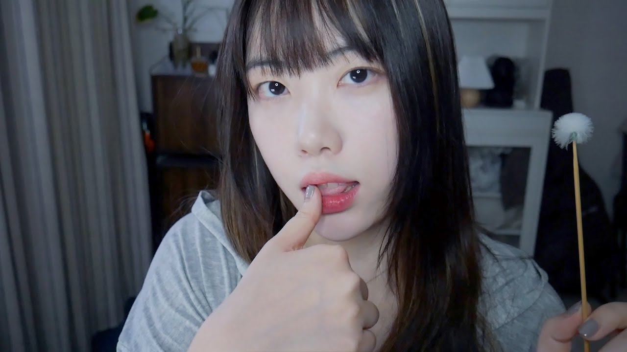 ASMR 주문하신 솜뇸뇸,낼루미(스핏페인팅),이팅유 3종세트 나왔습니다 💖 Spit painting