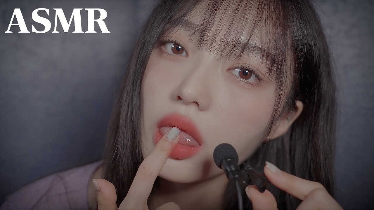 [1시간ver.] 스핏 페인팅+혀 씹는 소리 반복(호불호 주의) / Spit Painting ASMR