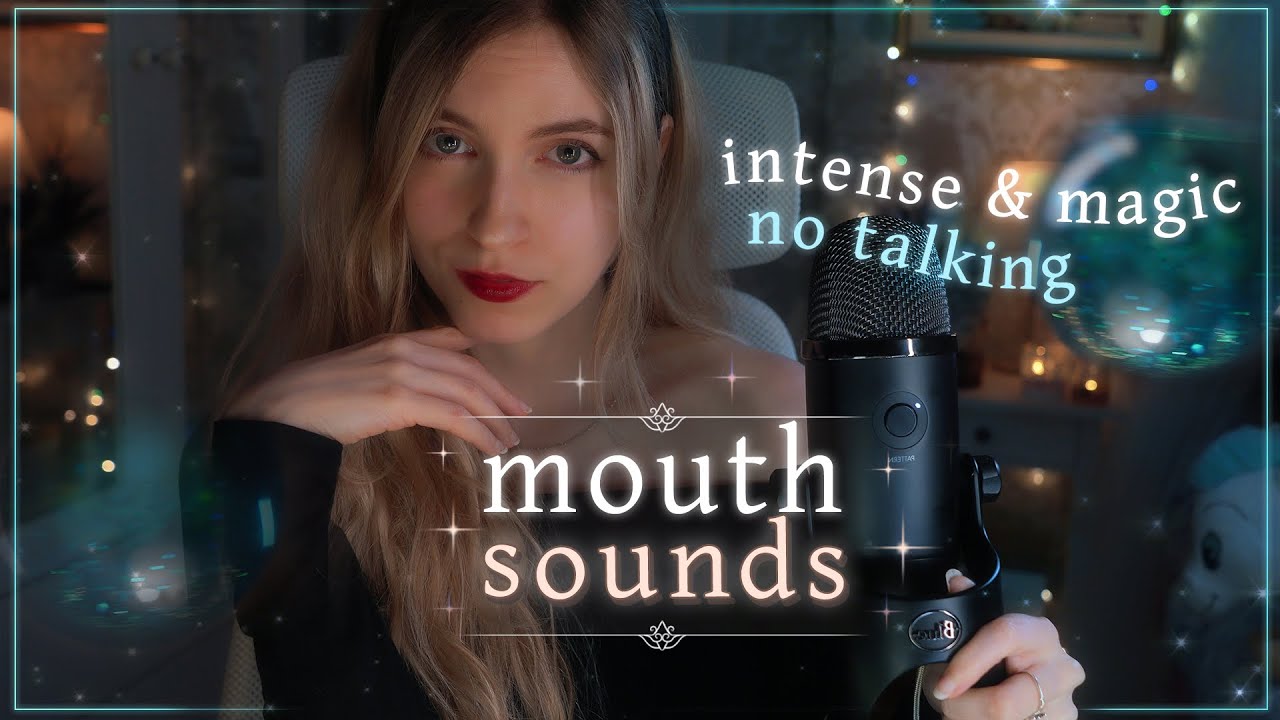 ASMR ✧ LAYERED MOUTH SOUNDS INTENSOS con agua y visuales✨(sin hablar)