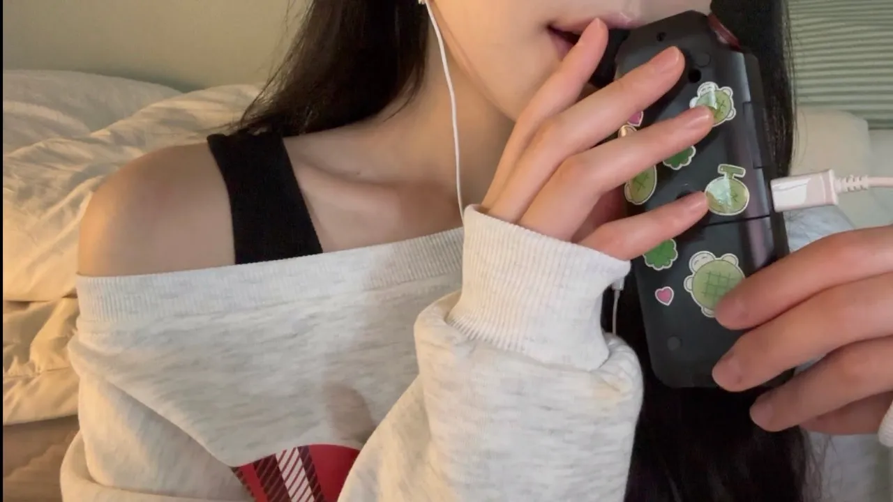 [햄니 asmr]嚼口香糖时发出的口腔音，带你沉浸于声音的温柔怀抱